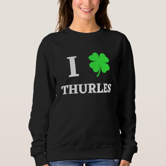 I LOVE THURLES スウェットシャツ (正面)
