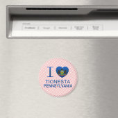 I Love Tionesta, PA マグネット (インサイチュ (食洗機))