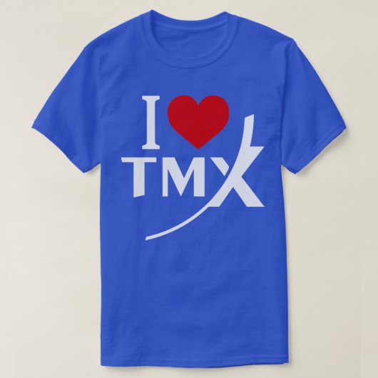 I Love TMX Tシャツ (デザイン正面)