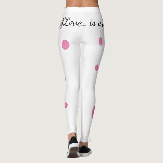 I love to Dance  leggings レギンス (裏面)
