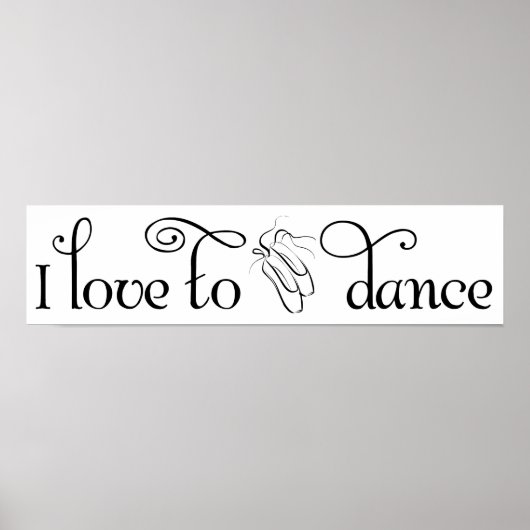 I Love To Dance Poster ポスター (正面)