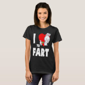 I Love To Fart Youth  Farter  Adult Bunny Rabbit Tシャツ (正面フル)