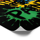 I Love To Finger Paint Couples Art Teacher Finger  ポスター (角)