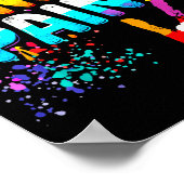 I Love To Finger Paint Im Paint Cute Valentines ポスター (角)