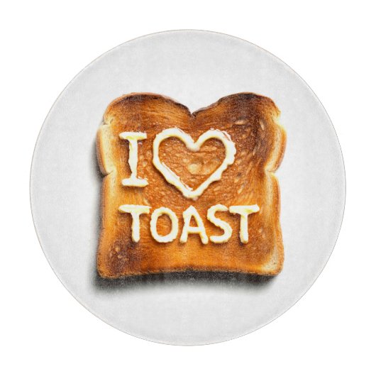 I Love Toast カッティングボード (正面)