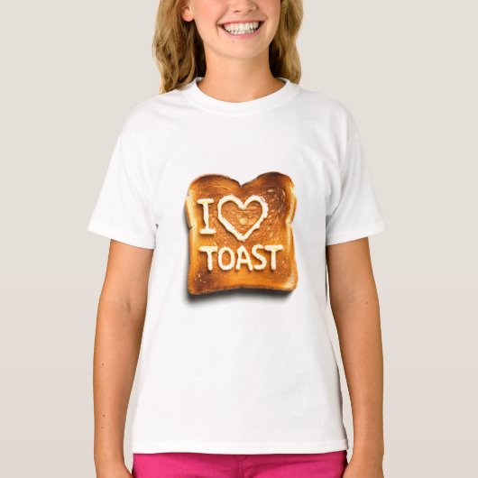 I Love Toast Tシャツ (正面)