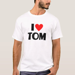 I Love Tom - Iハートトム Tシャツ