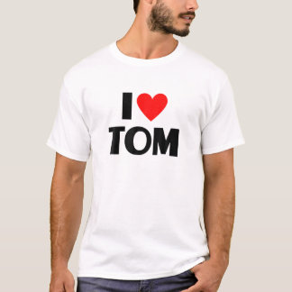 I Love Tom - Iハートトム Tシャツ