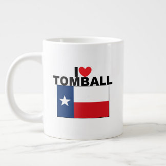 I Love Tomball, TX ジャンボコーヒーマグカップ