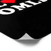 I Love Tomlin Matching Girlfriend &amp; Boyfriend  ポスター (角)