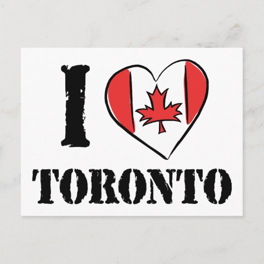 I Love Toronto Canada ポストカード (正面)