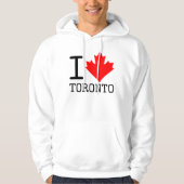 I Love Toronto Ontario Canada Maple Leaf パーカ (正面)