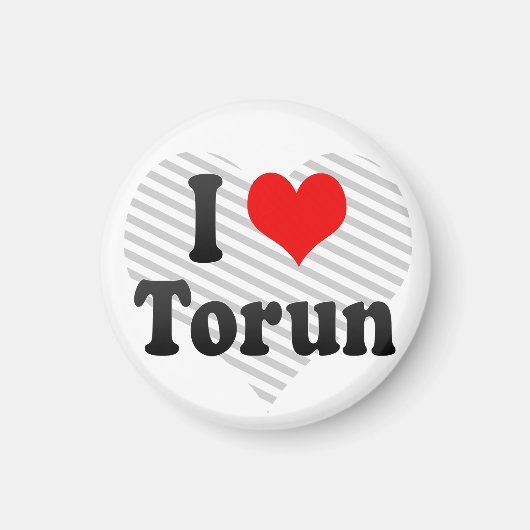 I Love Torun,ポーランド マグネット (正面)