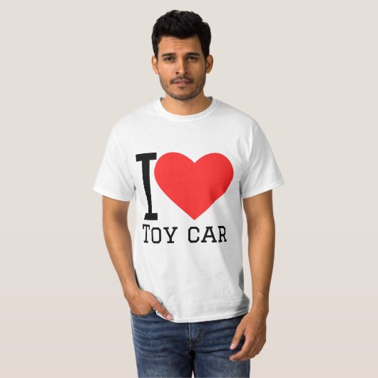 I love toy car tシャツ (正面フル)