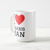 I love trans man コーヒーマグカップ (正面左)