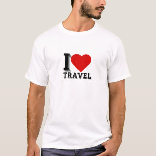 I Love Travel – 旅行好き Tシャツ