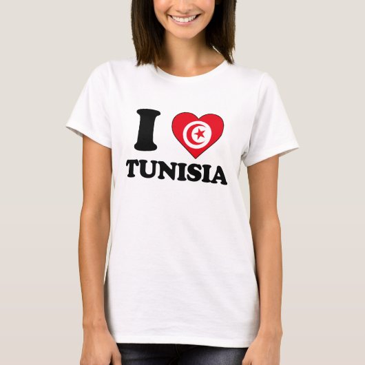I love Tunisia Tシャツ (正面)