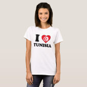 I love Tunisia Tシャツ (正面フル)