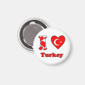 I love Turkey magnet マグネット (正面/裏面)