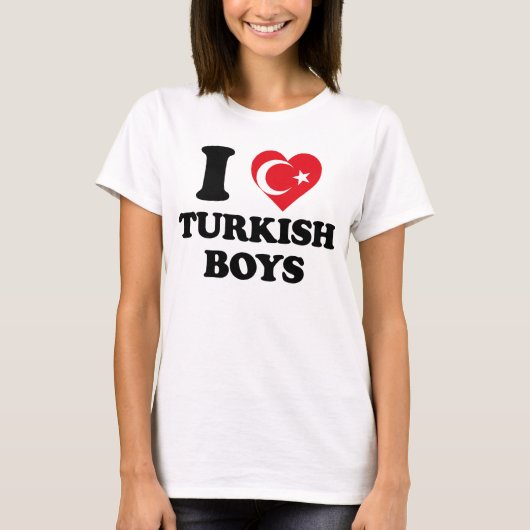 I love Turkish Boys Tシャツ (正面)