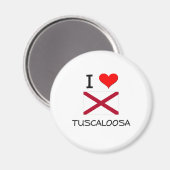 I Love TUSCALOOSA Alabama マグネット (正面/裏面)
