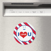I Love Uスマイルおもしろい磁石 マグネット (インサイチュ (食洗機))