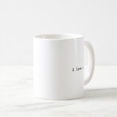 "i love u" シンプルマグ コーヒーマグカップ (正面右)