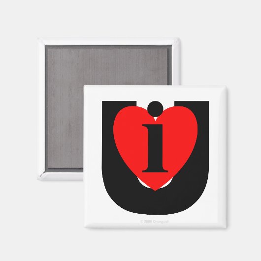I Love U – マグネット (正面/裏面)