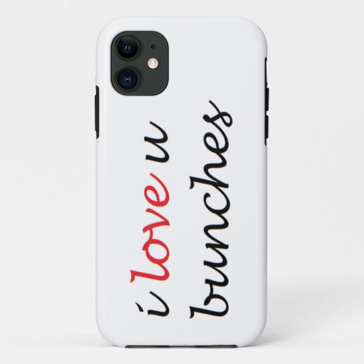 I LOVE U BUNCHES Case-Mate iPhone CASE iPhoneケース (裏面)