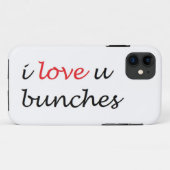 I LOVE U BUNCHES Case-Mate iPhone CASE iPhoneケース (裏面(横))