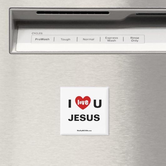 I Love U JESUS Magnet マグネット (インサイチュ (食洗機))