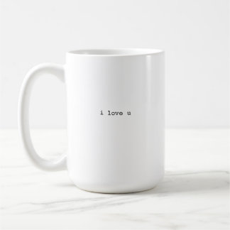 i love u mug コーヒーマグカップ