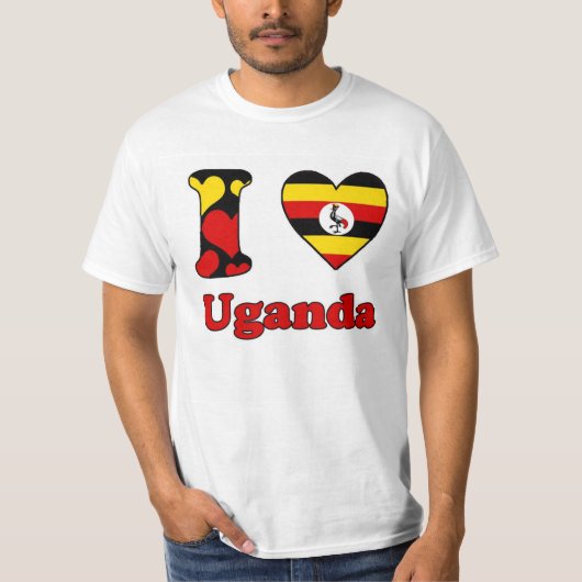 I love Uganda Tシャツ (正面)