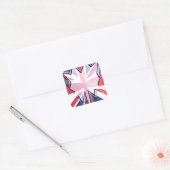 「I Love UK」アートプリント スクエアシール (封筒)