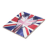 「I Love UK」アートプリント タイル (側面)