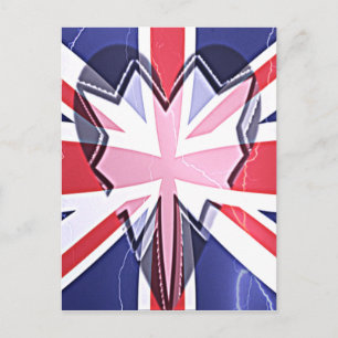 「I Love UK」アートプリント ポストカード