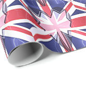 「I Love UK」アートプリント ラッピングペーパー (ロールコーナー)