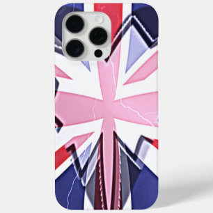 「I Love UK」アートプリント iPhone 15 Pro Maxケース