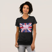 「I Love UK」アートプリント Tシャツ (正面フル)