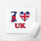I love UK マウスパッド (マウス)