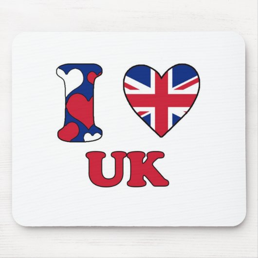 I love UK マウスパッド (正面)
