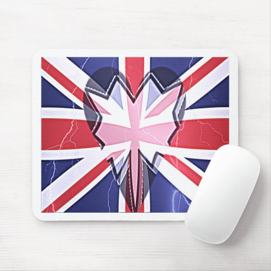 I Love UK マウスパッド (マウス)