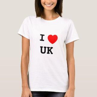 I LOVE UK Tシャツ