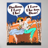 I Love Ukeポスター ポスター (正面)