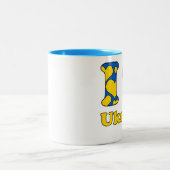 I love Ukraine ツートーンマグカップ (中央)