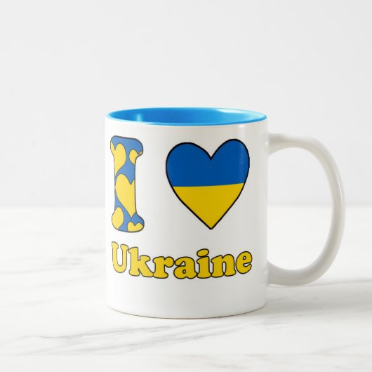 I love Ukraine ツートーンマグカップ (右)
