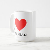 I love ukranian コーヒーマグカップ (正面左)