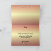 I Love Us Anniversaryプエルトサンセット1739 カード (内部)