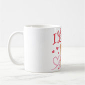 I Love Us Teddy Bear Mug コーヒーマグカップ (左)