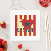 I Love USAパーティー スタンダードランチョンナプキン (インサイチュ)